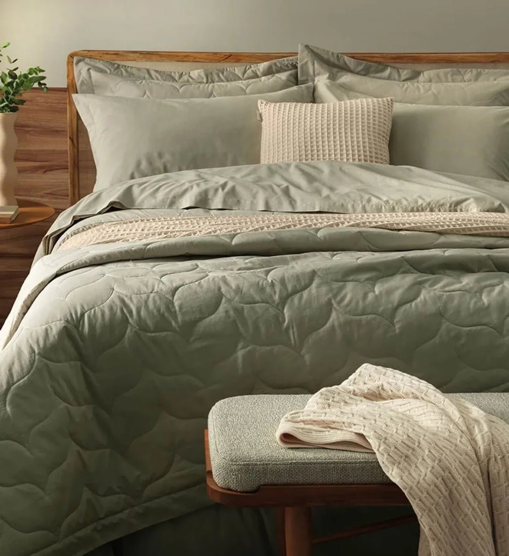 Colcha Queen 3 peças 200 Fios - Karsten