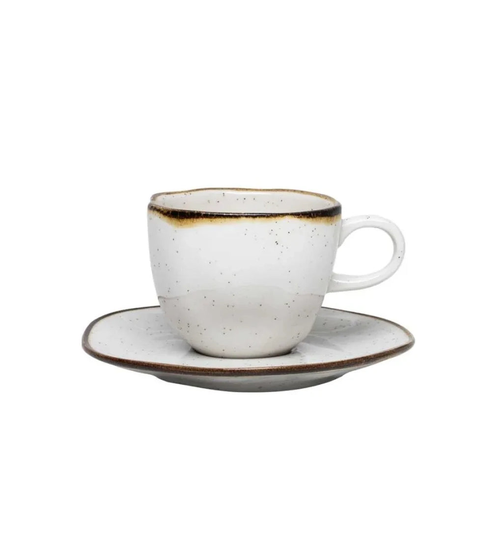 Xícara com Pires de 220ml Ryo Maresia - Oxford